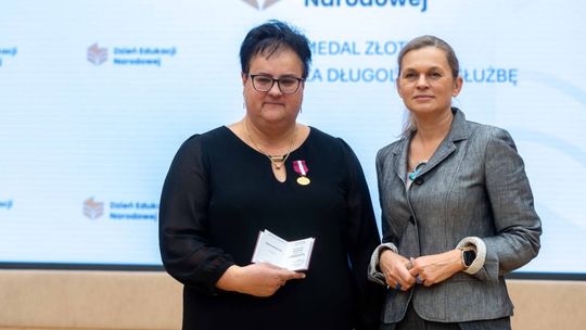 Anna Michlewicz z Malechowa uhonorowana Złotym Medalem za Długoletnią Służbę