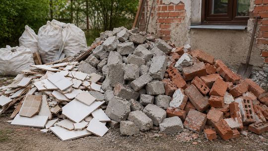 Co zrobić z ceramiką, betonem i cegłami po remoncie?