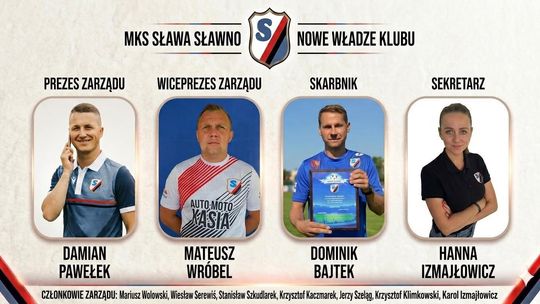 Damian Pawełek nowym prezesem MKS Sława Sławno.