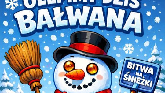 Darłowo: Jutro (6.01) lepienie bałwana i bitwa na śnieżki