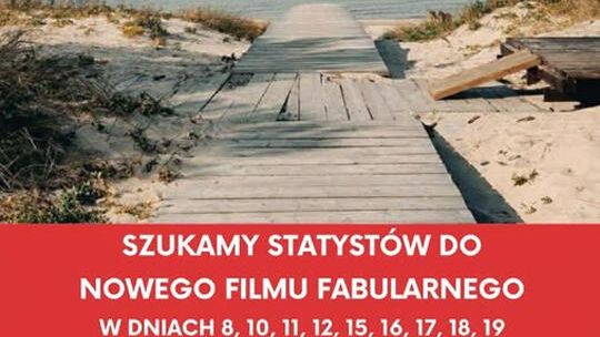 Darłowo: Poszukiwani statyści do filmu fabularnego Darłowo: Poszukiwani statyści do filmu fabularnego
