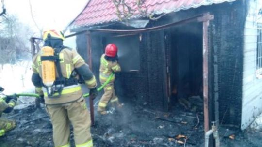 Darłowo: Spłonęła altana Darłowo: Spłonęła altana