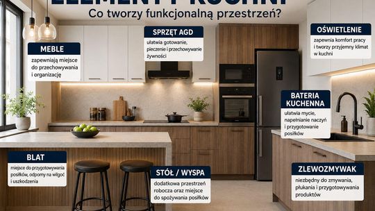 Elementy kuchni – co decyduje o jej funkcjonalności i wyglądzie?