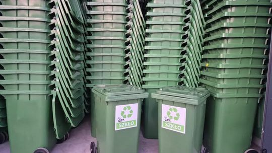 Gmina Postomino: Uwaga! Nowe Pojemniki na szkło!