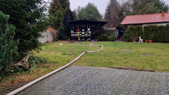 Jarosławiec: Pożar przyczepy campingowej