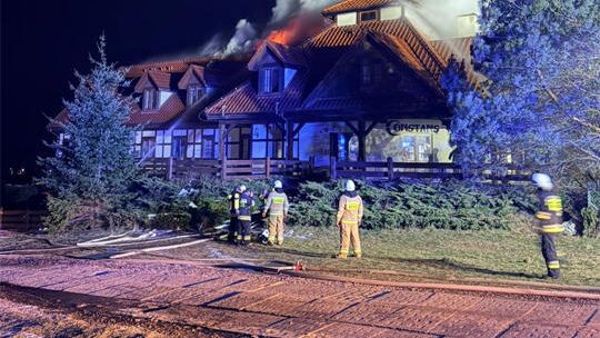 Jarosławiec: Pożar w pensjonacie