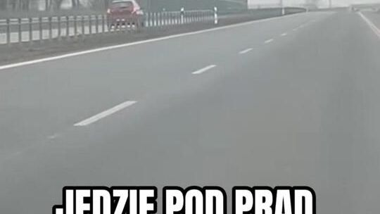 Jechała pod prąd na S6