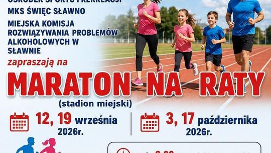 Jesienna odsłona Maratonów na Raty w Sławnie już 12 września 2026.