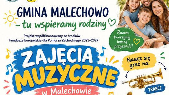 Malechowo zaprasza dzieci na bezpłatne zajęcia muzyczne