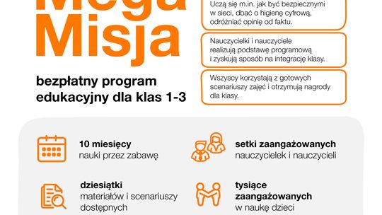 MegaMisja dla szkół – rusza nabór do bezpłatnego programu Fundacji Orange