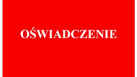 Oświadczenie kierowcy z Darłowa