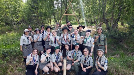 Pierwszy kurs podharcmistrzowski „Wood Badge” w Chorągwi Zachodniopomorskiej ZHP odbył się nad Jeziorem Łętowskim