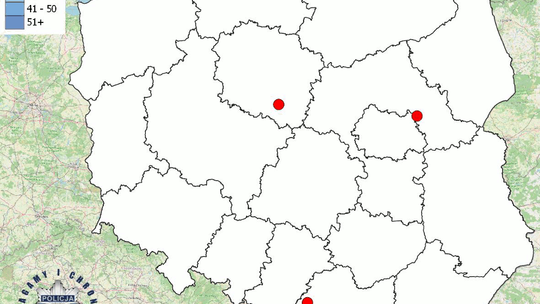 Policyjna mapa śmiertelnych wypadków na polskich drogach. Ruszyła 8. edycja wakacyjnej akcji 2026
