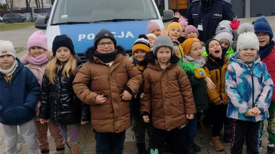 Przedszkolaki z Niemicy z wizytą na Komendzie Policji