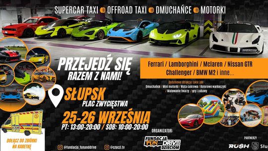 Przejedź się razem z nami! Spełnij marzenia z Fundacja FunAndDrive Dzieciom!