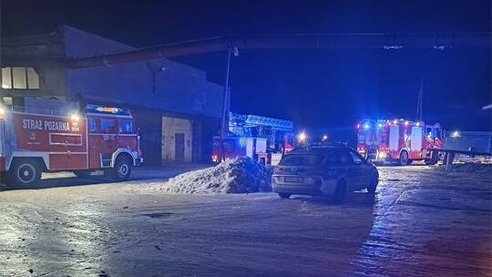 Sławno: Pożar w tartaku na ul. Chełmońskiego