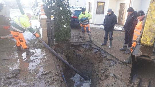 Sławno  Rury w zimie pękają...