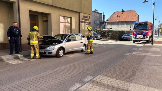 Sławno : Wyciek paliwa z auta