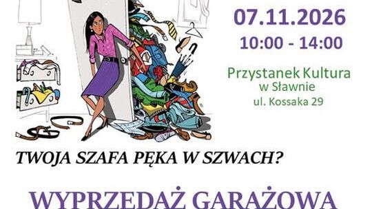 Sławno: Wyprzedaż garażowa  w „Przystanku Kultura”. Sprzedaż, wymiana i polowanie na modowe perełki już 7 listopada