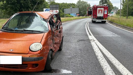 Sławno: Zderzenie osobówki z ciężarówką