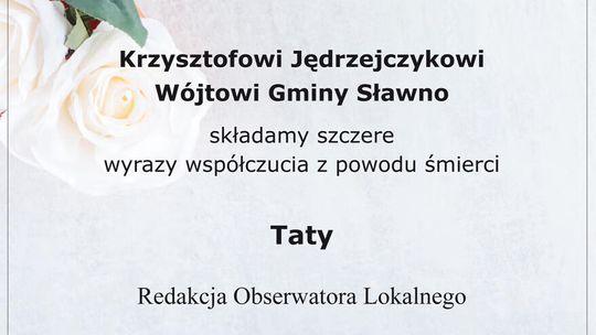 Szczere wyrazy współczucia