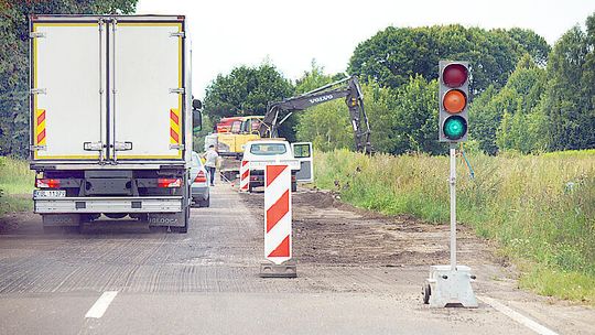Warszkowo: Remontują dojazd do S-6