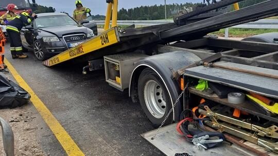 Wypadek drogowy pod Malechowem