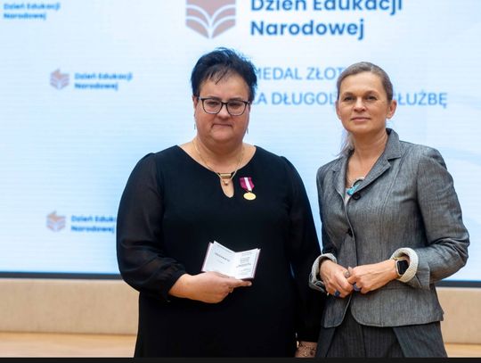 Anna Michlewicz z Malechowa uhonorowana Złotym Medalem za Długoletnią Służbę