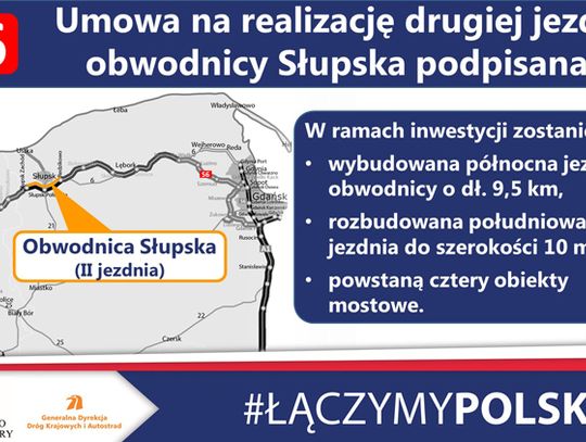 Będzie druga jezdnia na obwodnicy Słupska