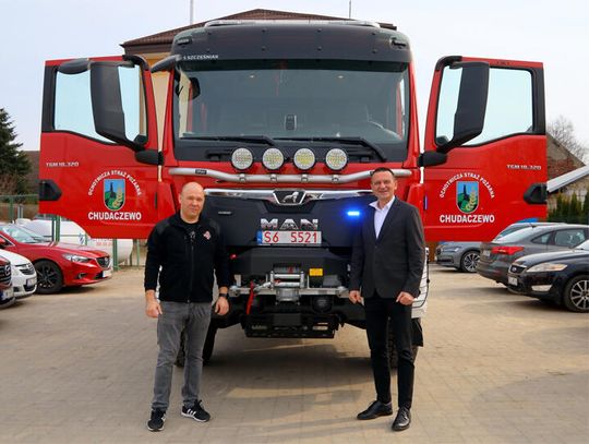 Chudaczewo: Nowy wóz ratowniczo-gaśniczy dla OSP Chudaczewo