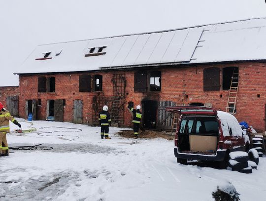 Cisowo  Palił się budynek gospodarczy