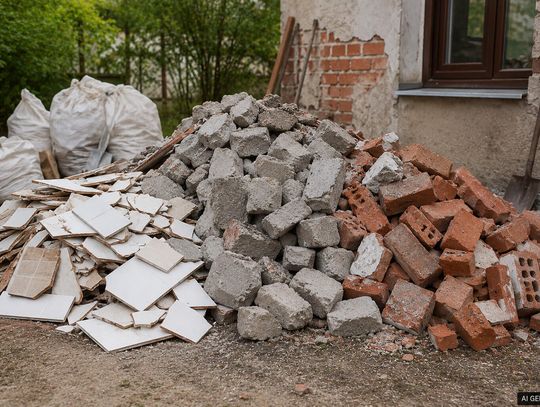 Co zrobić z ceramiką, betonem i cegłami po remoncie?