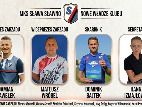 Damian Pawełek nowym prezesem MKS Sława Sławno.