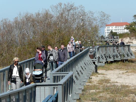 Darłówko: Wielkanocne spacery nad morzem