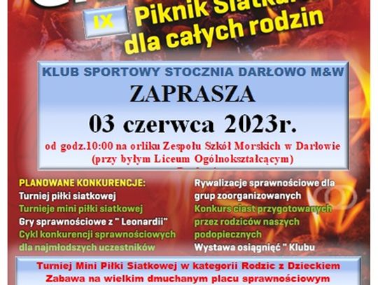 Darłowo: IX Piknik Siatkarski dla całych rodzin