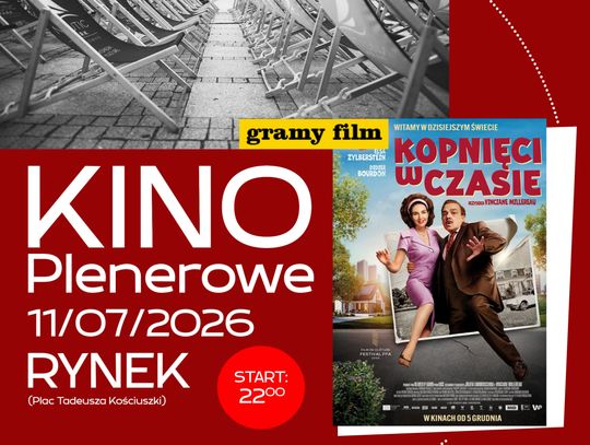 Darłowo: „Kopnięci w czasie” - kino plenerowe