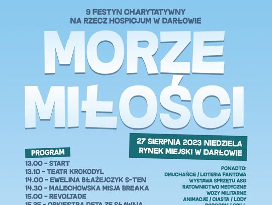 Darłowo: Morze Miłości - festyn charytatywny