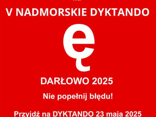 Darłowo: Ortograficzne zmagania nad morzem już w piątek!