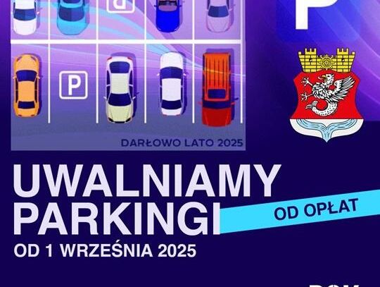 Darłowo: parkingi uwolnione od opłat