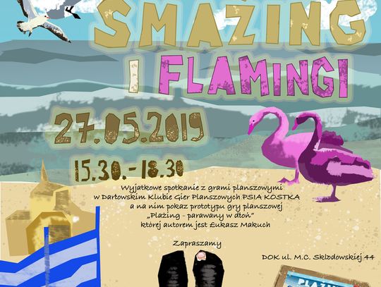 Darłowo: Plażing, smażing i flamingi, czyli premiera nowej gry planszowej