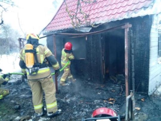 Darłowo: Spłonęła altana