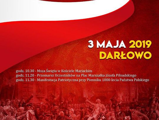 Darłowo: Świętujemy 228 rocznicę Konstytucji  3. Maja