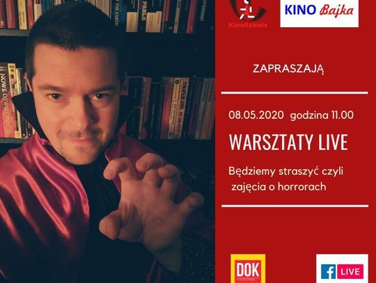 Darłowo zaprasza na warsztaty LIVE w ramach KinoSzkoła