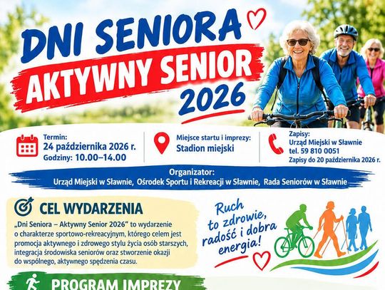 DNI SENIORA – AKTYWNY SENIOR 2026 W SŁAWNIE!