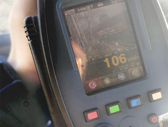 Gleźnowo: 55-latka jechała 106 km/h w terenie zabudowanym