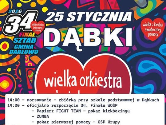 Gmina Darłowo: 34. Finał WOŚP w Gminie Darłowo