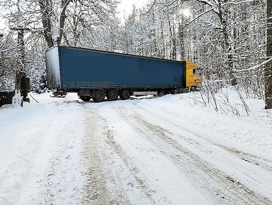 Gmina Malechowo Zablokowana droga Sulechowo – Lejkowo i w kierunku Święcianowa