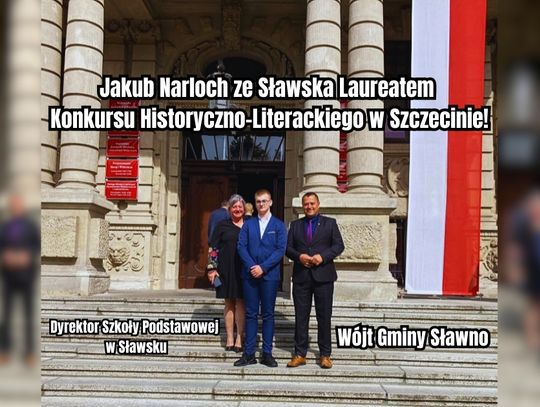 Jakub ze Sławska Laureatem Konkursu Historyczno-Literackiego!