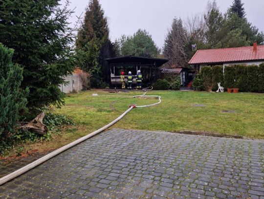 Jarosławiec: Pożar przyczepy campingowej