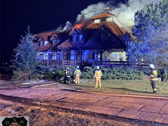 Jarosławiec: Pożar w pensjonacie